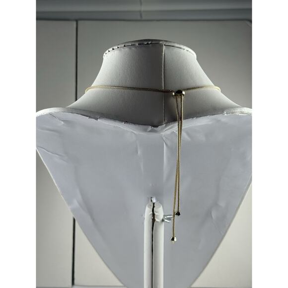 Kendra Scott Inez Long Adjustable Necklace 30" Pink Rhodonite Pendant - Picture 6 of 8